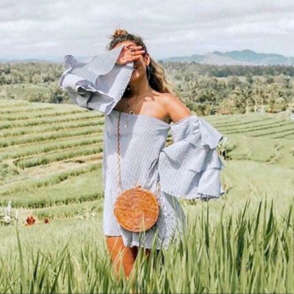 Faithfull the Brand tiered mini dress